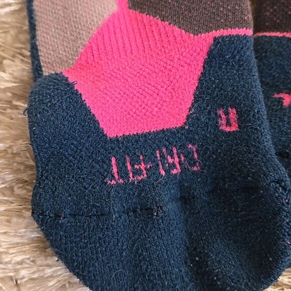 Nike Socks dri-fit high size medium unisex neon Pink grey Blue hyperelite Rare - Picture 4 of 15